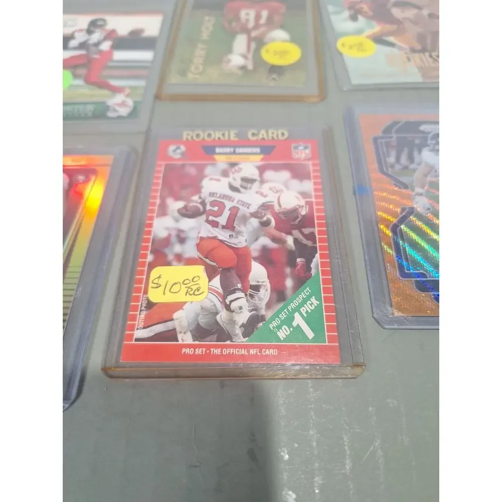 NFL Card Lot Sanders Aikman Favre Irvin RC Andrews Prizm Mitchell NM - Picture 2 of 12